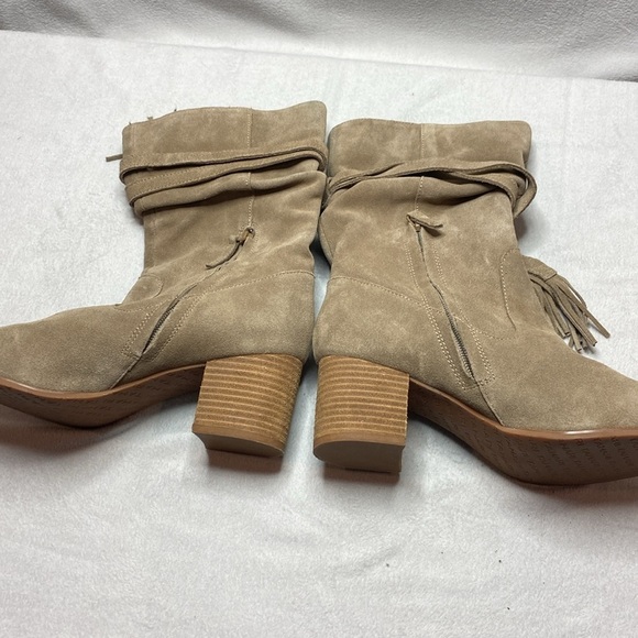 Tahari Johnny heeled leather boots size 8.5 - Picture 4 of 8